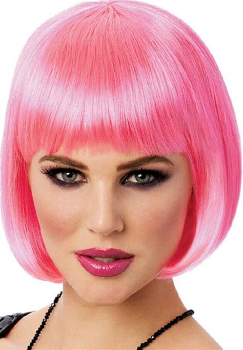 Bobwig Pink Wigs Costume Pink Wig Bob Wigs