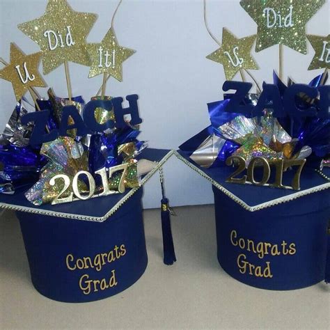 30 Diy Graduation Centerpieces That Are Easy Cute And Cheap Graduation Party Centerpieces