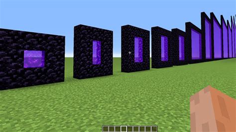 how big can be nether portal? - YouTube