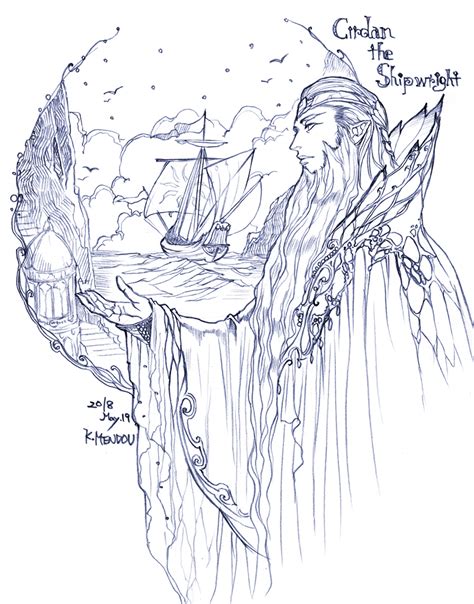 Cirdan Tolkien S Legendarium And More Drawn By Kazuki Mendou Danbooru