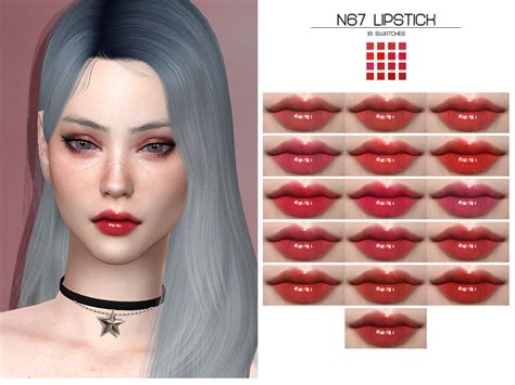 N67 Lipstick By Lisaminicatsims From Tsr Sims 4 Downloads