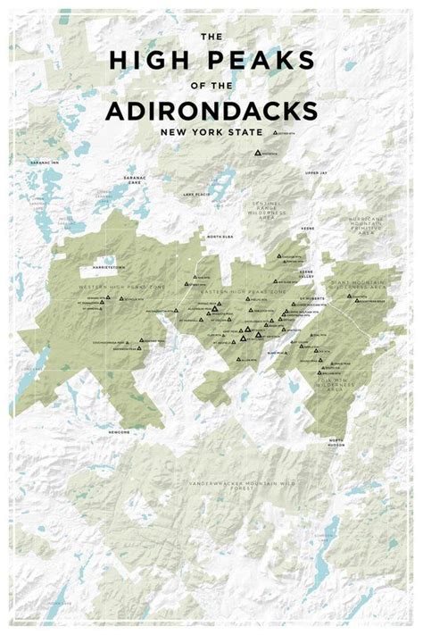 √ Adirondack Mountains Topographic Map Popular Century