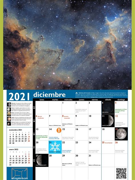 Calendario Astronómico 2021 Cometografía