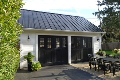 Pin By Megan Hirsch On Dream Garage Ideas Project 1 Black Metal Roof