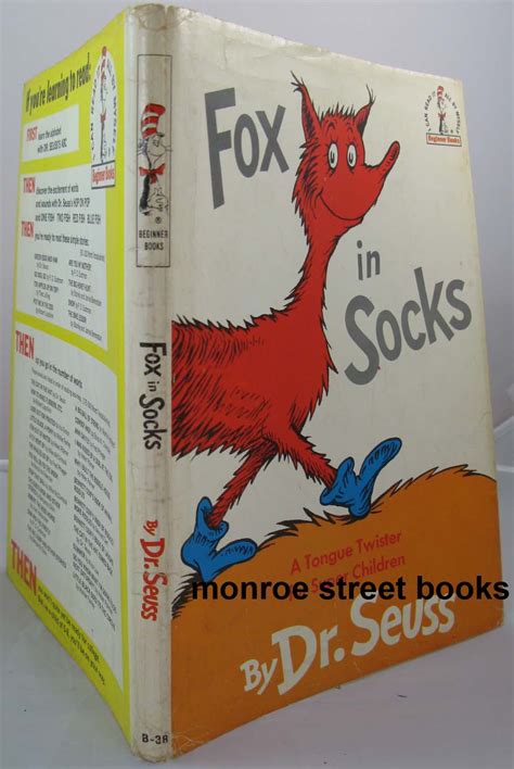 Fox In Socks A Tongue Twister For Super Children Seuss Dr Illust