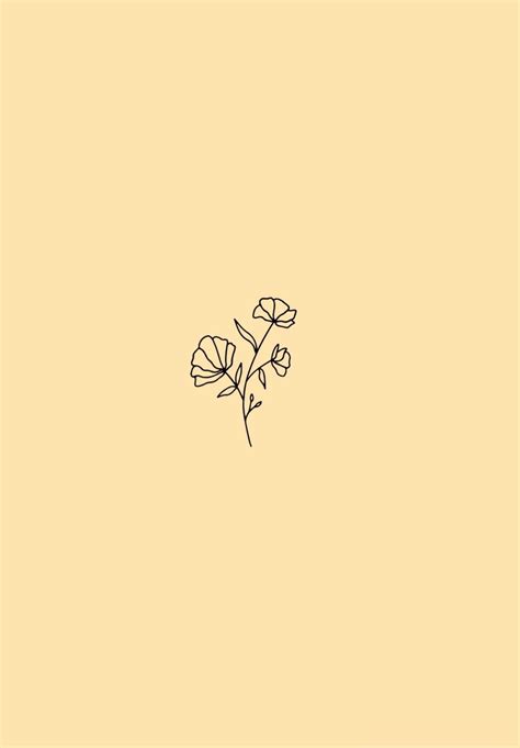 Incomparable Minimalist Aesthetic Flower Desktop Wallpaper You Can