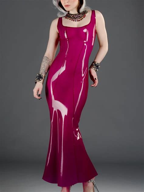 Latex Gown Dress Fashion Dresses