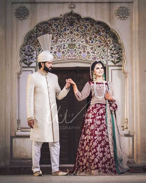 Bridal Photoshoot Of Dulha And Dulhan Bride And Groom On Wedding