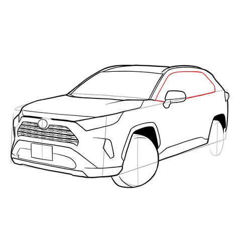 How To Draw A 2020 Toyota Rav4 Unleash Your Inner Automotive Artist