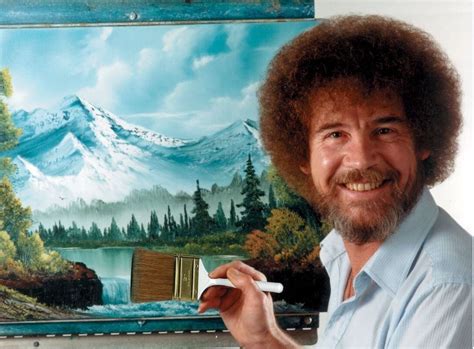 Celeb Painter Bob Ross Icon Status Fueled By Library Paint Alongs