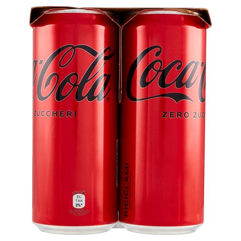 COCA COLA Zero Zuccheri Can 4 2 X 330 Ml Carrefour