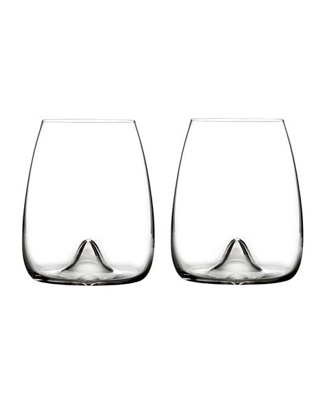 Waterford Crystal Elegance Stemless Wine Glasses Set Of 2 Neiman Marcus