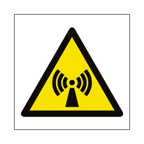 Non Ionizing Radiation Hazard Symbol Sign Emf Pvc Safety Signs
