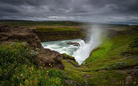 360x640px Free Download Hd Wallpaper Waterfall In Iceland Gullfoss