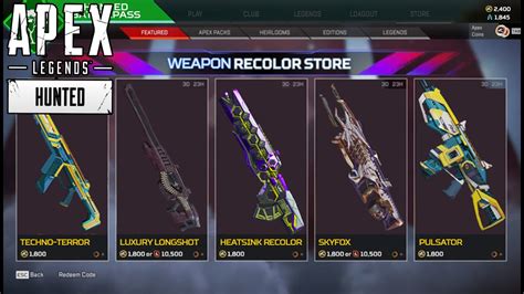 Apex Legends New Recolor Store Sale In Season 14 Youtube