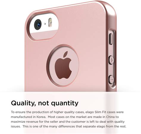 S5 Slim Fit Case For Iphone 55sse Rose Gold Elago Slg Design