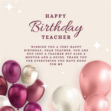 Happy Birthday Wishes For Teacher Get Heart Touching Birthday Wishes To Send To Your Teachers Here