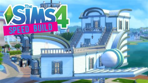 The Sims 4 Speed Build Fantasy Airship No Cc Youtube
