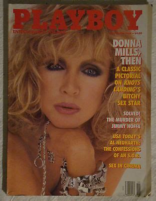 Original Playboy Magazine November Donna Mills Renee Tenison Sex