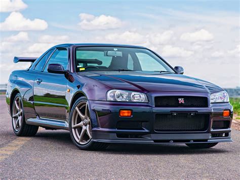 Rare Street Legal 1999 Nissan Skyline R34 Gt R V Spec In Midnight