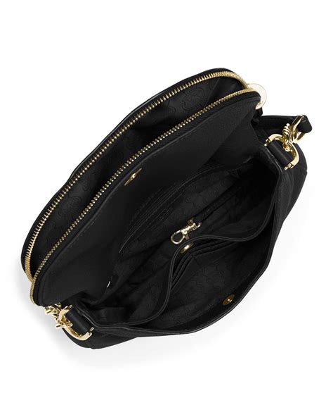 Michael Michael Kors Bedford Medium Tassel Convertible Shoulder Bag Black