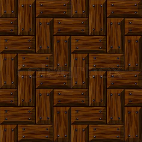 Seamless Wooden Panel Door Texture Stock Vector
