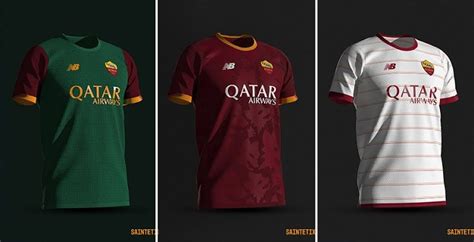 New balance is new shirt sponsor of as roma. New Balance AS Roma 2021-22 Home, Away & Third Concept Kits