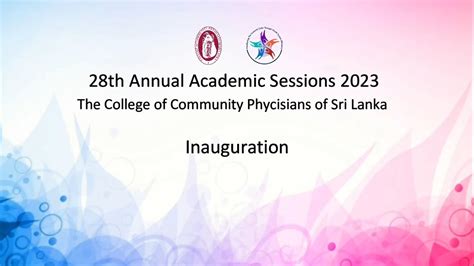 Annual Academic Sessions 2023 Inauguration Youtube