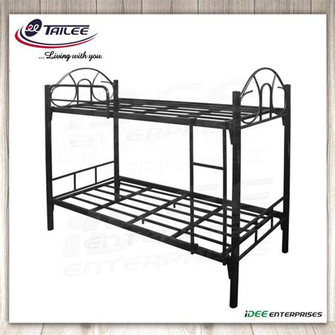 Tailee Furniture Detachable Double Deck Steel Bed Frame Black Lazada Ph