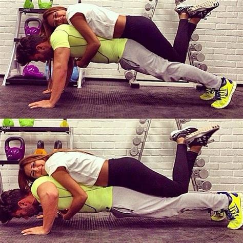 Trainingheartyou S Photo So Cute Fitcouple Fit Couples Relationship Goals Gym Couple