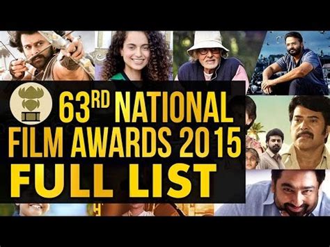 The 66th national film awards were announced in delhi on friday. 63rd National Film Award Full List - YouTube