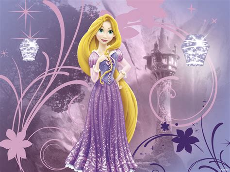 Wallpaper mural prepasted disney princess royal debut jl1280m. Disney Princess - Rapunzel - Wall Mural & Photo Wallpaper ...