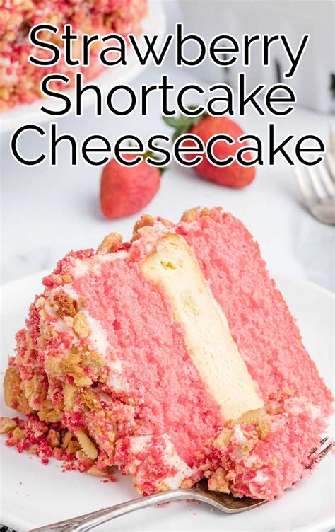 Strawberry Shortcake Cheesecake Pass The Dessert