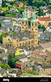 Altstadt von Schwelm, Christuskirche Schwelm, Kirchplatz, Marktplatz ...