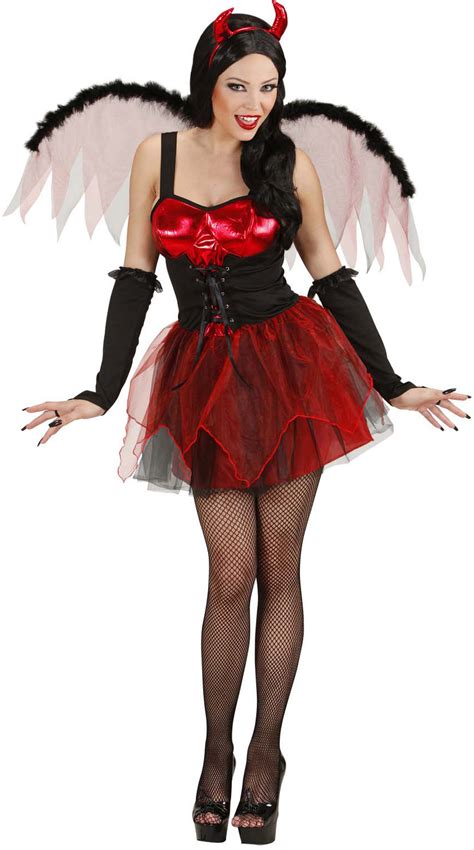 Disfarce Diabo Vermelho Sexy Mulher Halloween Disfarces Adultosmascarilhas E Fatos De Carnaval