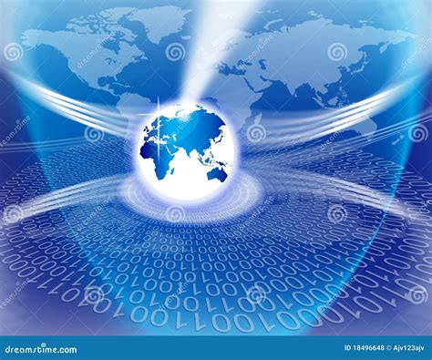 World Global Technology Stock Illustration Image Of Company 18496648