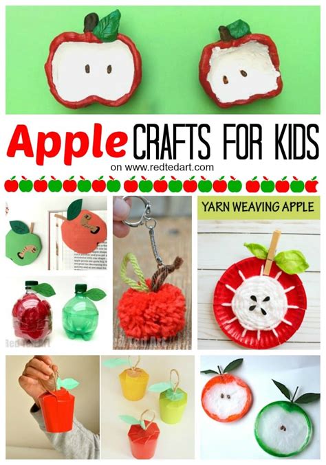 27 Simple Apple Craft Concepts For Harvest Festivals And Fall Pink
