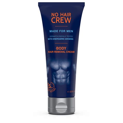 No Hair Crew Body Hair Removal Cream For Men