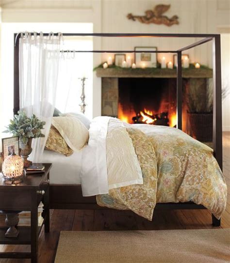 Pottery barn curtains and drapes bedroom traditional with white via surripui.net. All Things Beautiful: Master Bedroom Inspiration