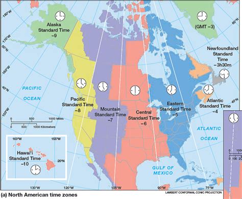 Map Of America Showing Time Zones Download Them And Print