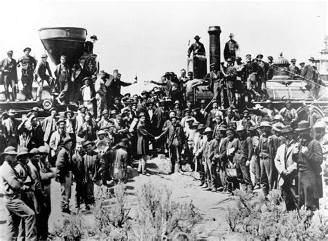 Today In History May 10 Transcontinental Railroad History Host