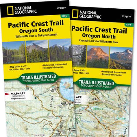 PCT Trail Maps - PCT: Oregon