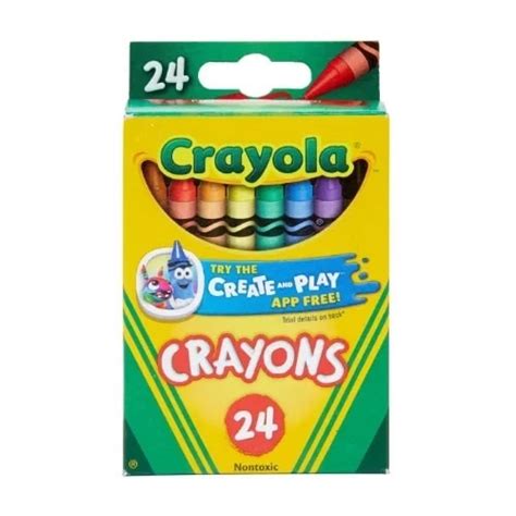 Crayola 24 Crayons Yuppie Gadgets