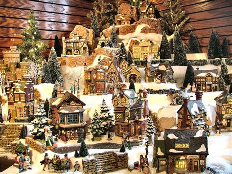 Miniature Christmas Village Accessories Best Christmas Village Sets