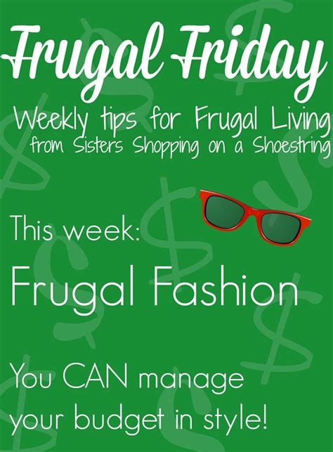 Frugal Friday Frugal Fashion Sisters Shopping Farm And Home