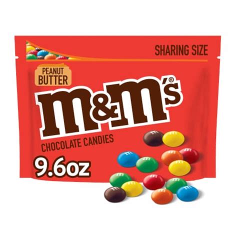 Mandms Peanut Butter Milk Chocolate Candy Sharing Size Bag 96 Oz Bakers
