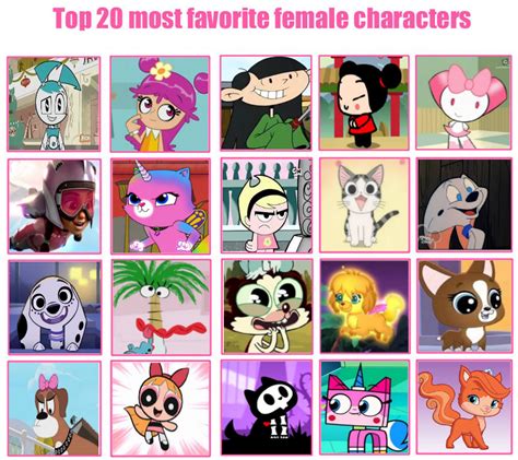 My Top 20 Favorite Female Character By Wahyuphrativi On Deviantart
