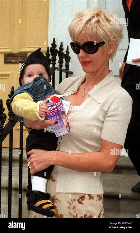 Paula Yates Leaving Her Home In Chelsea West London Today Saturday