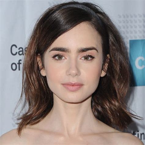The Beauty Evolution Of Lily Collins Lily Collins Hair Color Heart