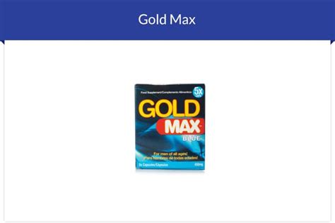 Gold Max Para Que Serve Efeitos Colaterais E Avisos